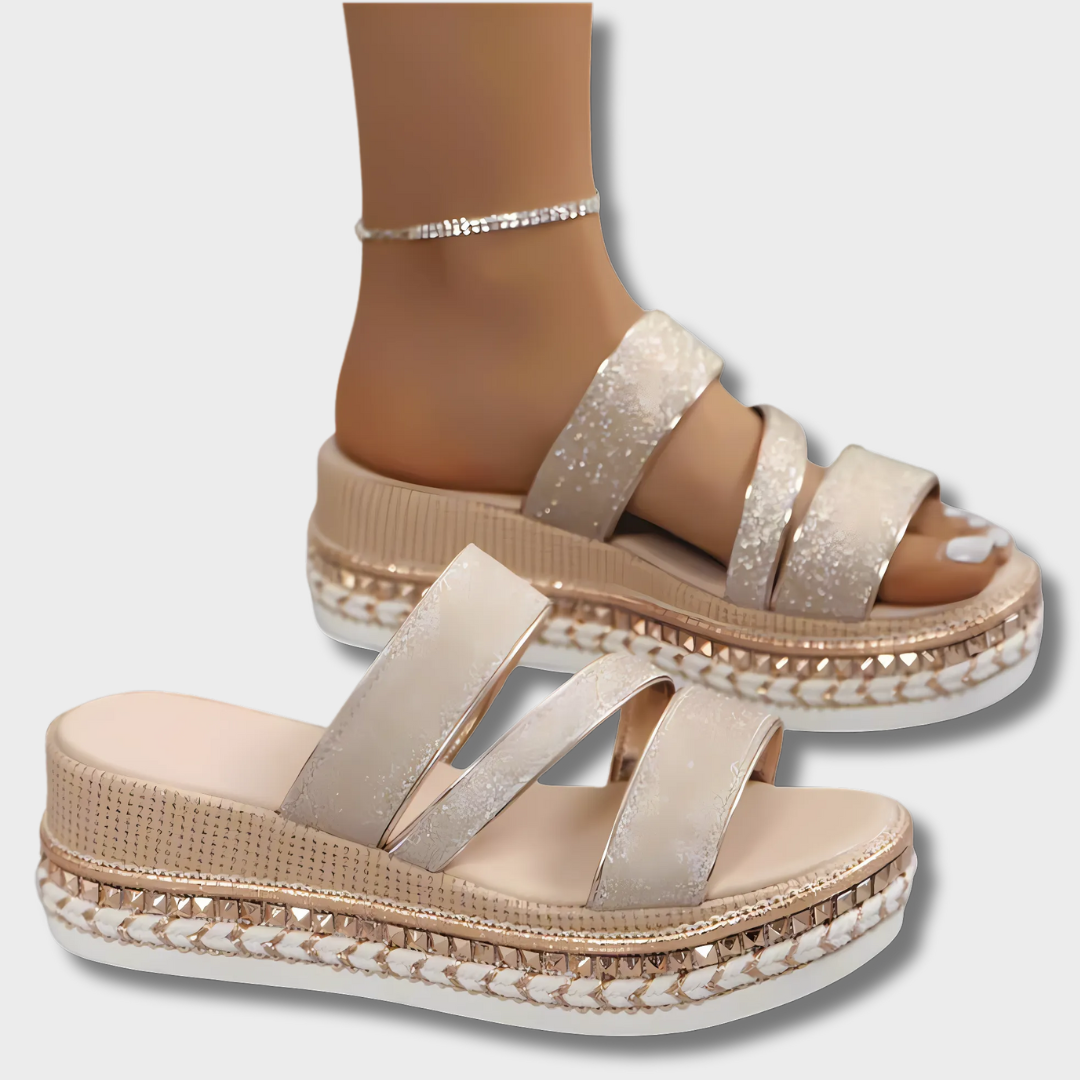 Helga™ Bequeme Keilsandalen