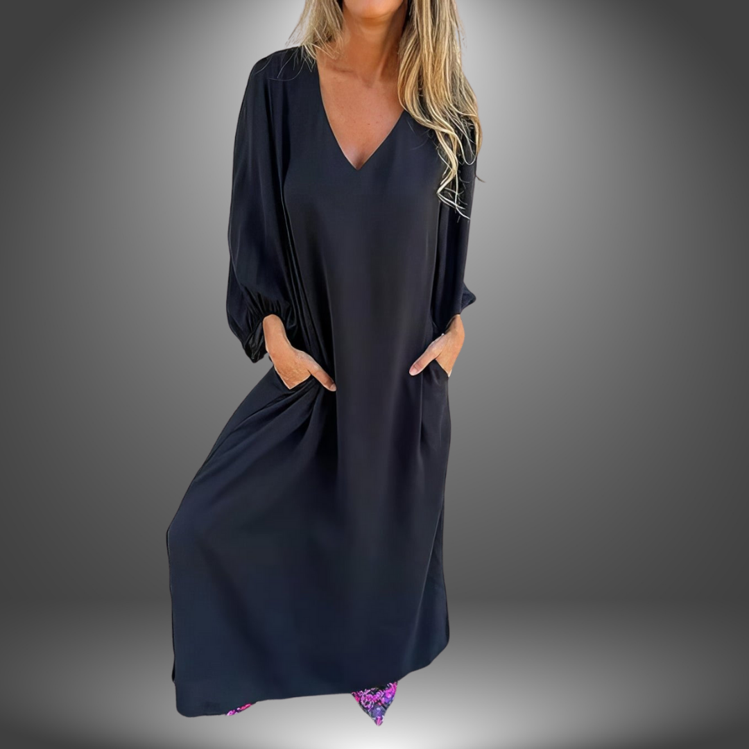 zürich-mode™ | Stilvolle handgefertigte lange Kleid