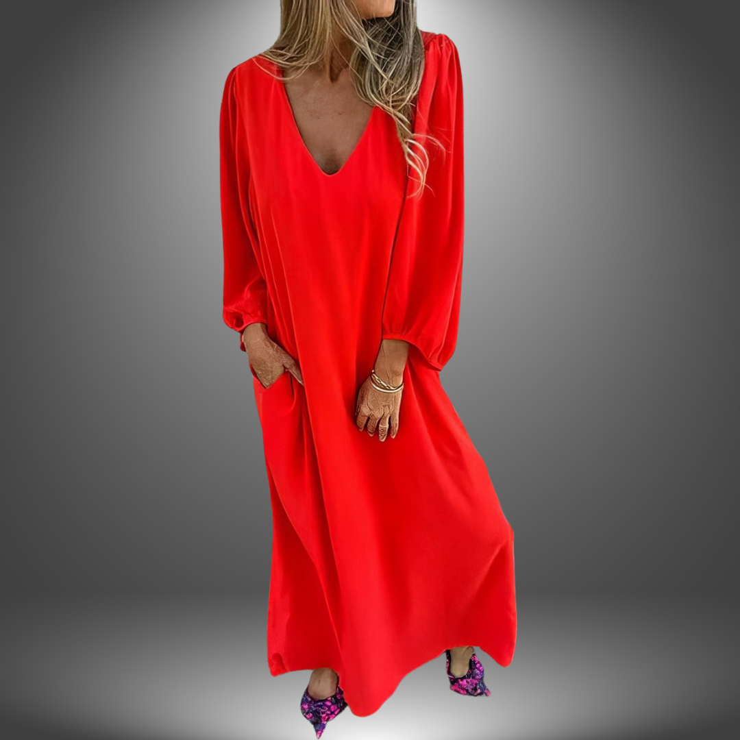 zürich-mode™ | Stilvolle handgefertigte lange Kleid