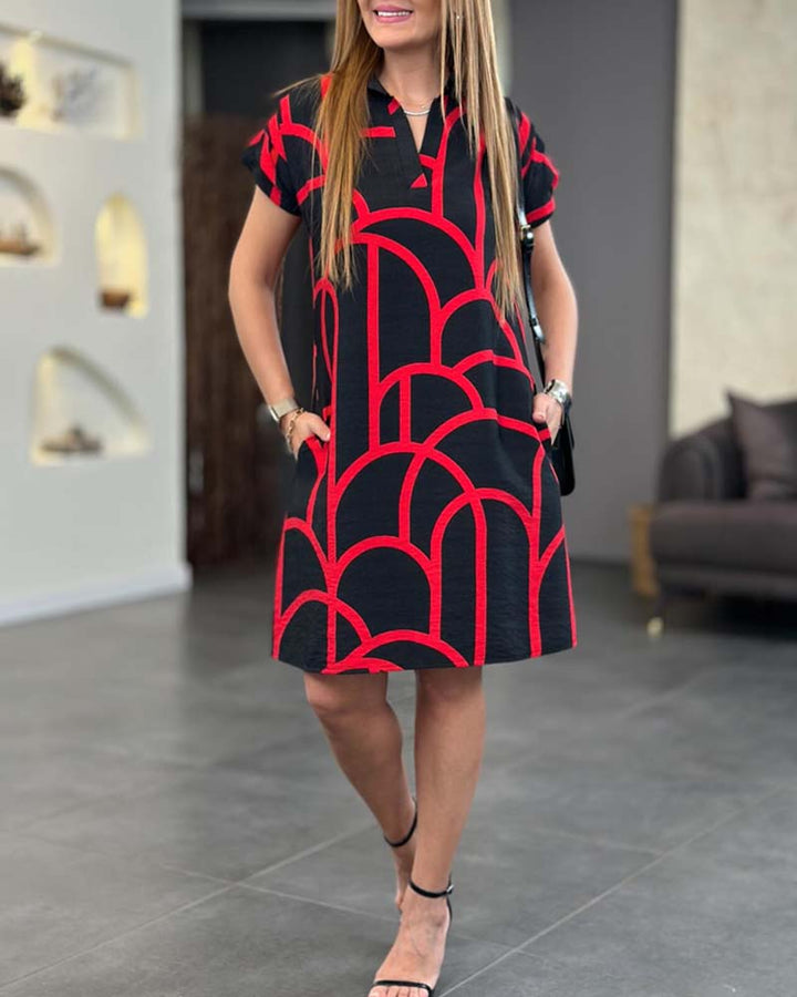 Helmi™ | Kleid mit kurzen Ärmeln