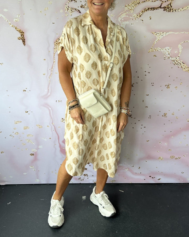 Dini™ | Stylisches Kleid mit V-Ausschnitt
