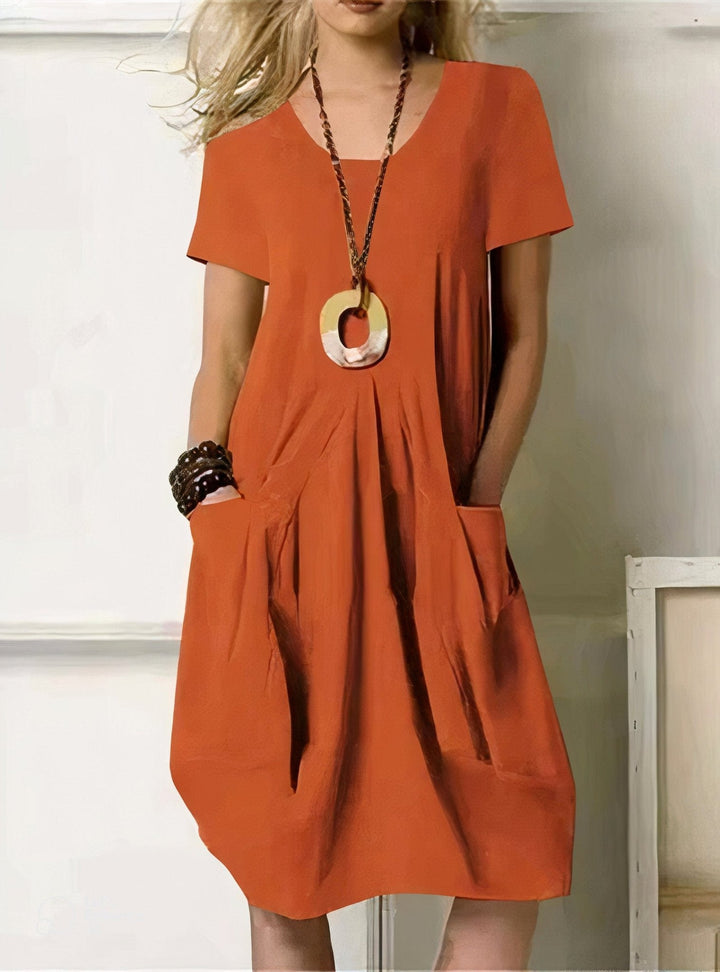 Anette – Lässiges, fließendes Kleid