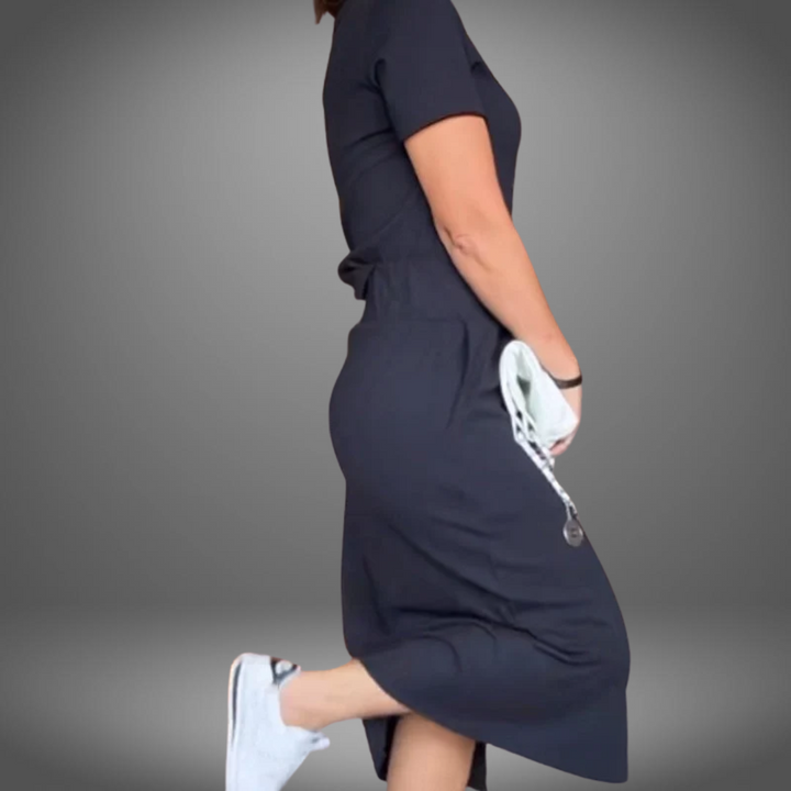 zürich-mode™ | Stilvolle Damen-Top und Rock mit elegantem V-Ausschnitt