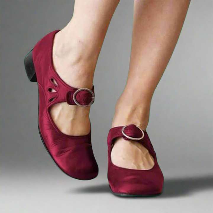 Denisa | Orthopädische Ledersandalen mit bequemer Keilsohle