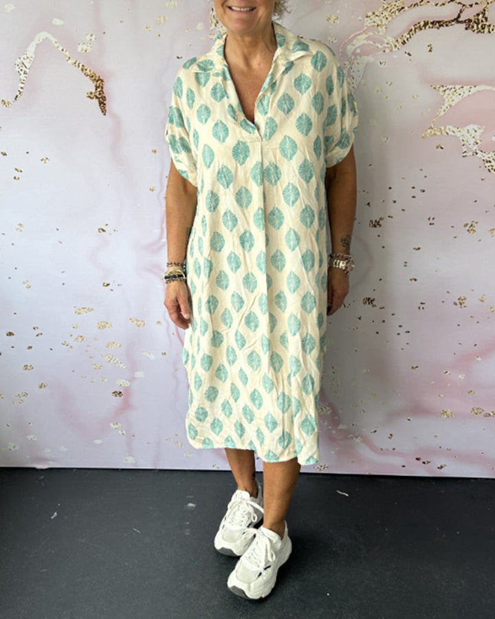 Dini™ | Stylisches Kleid mit V-Ausschnitt