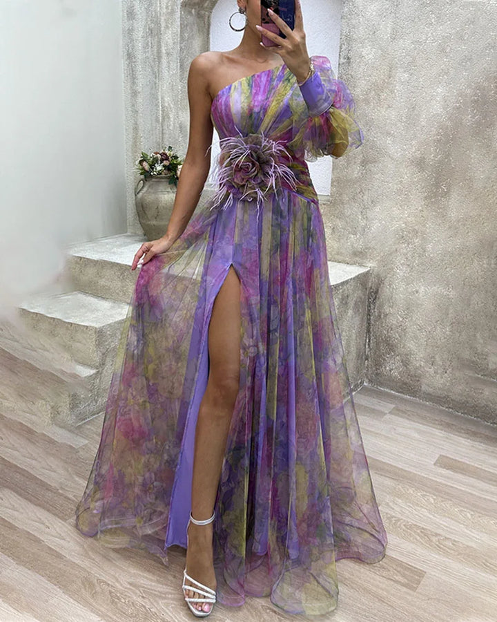 Cecelia | Elegantes Schlitzkleid