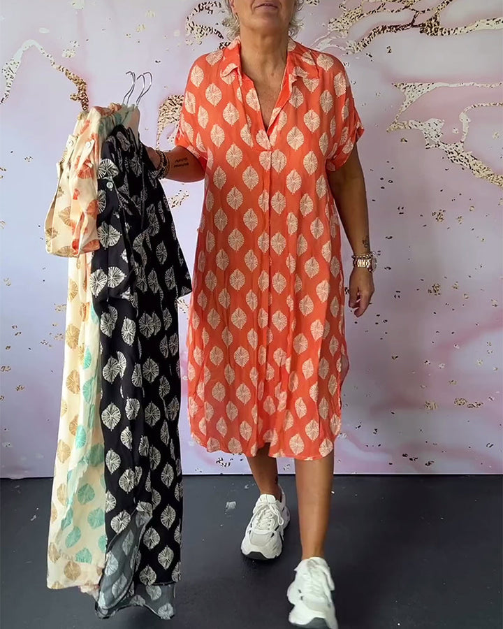 Dini™ | Stylisches Kleid mit V-Ausschnitt