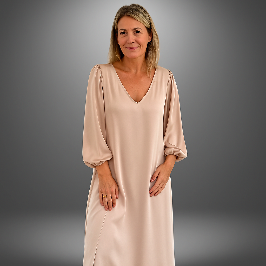 zürich-mode™ | Stilvolle handgefertigte lange Kleid
