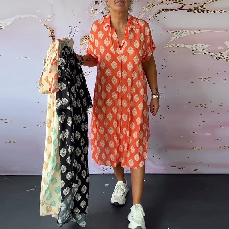 Dini™ | Stylisches Kleid mit V-Ausschnitt