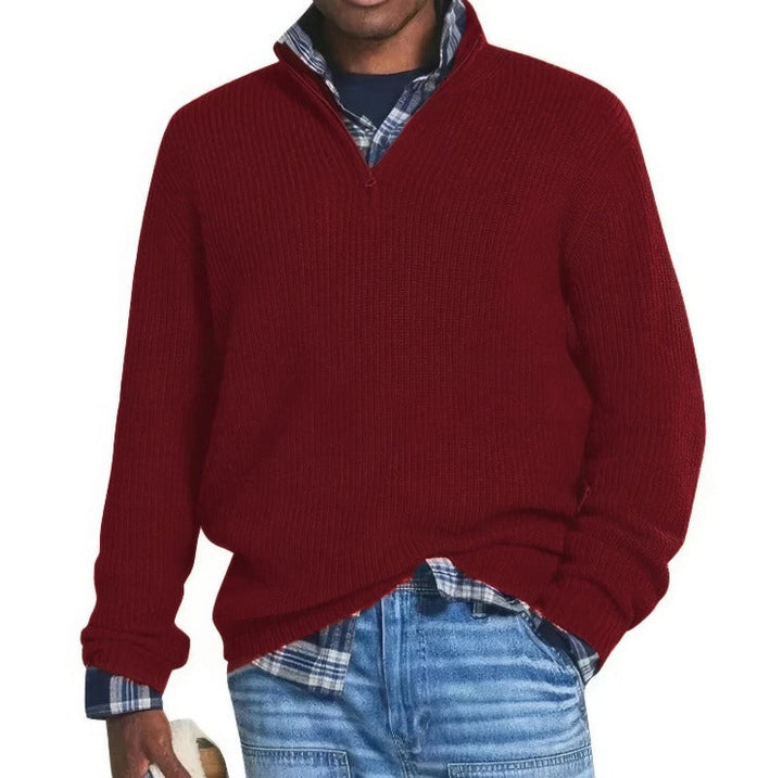 Finn | Strickpullover mit Reißverschluss für Herren