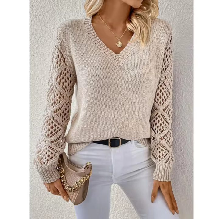 Røsenberg™ | Lässiger Strickpullover mit V-Ausschnitt