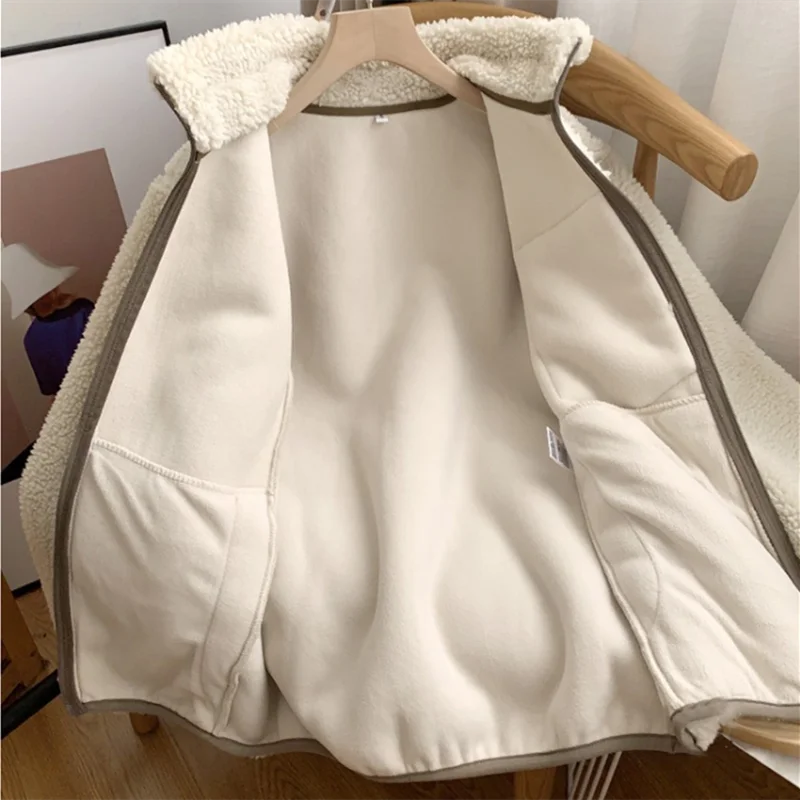 Lilly™ - Damen Winterjacke mit Teddy-Effekt