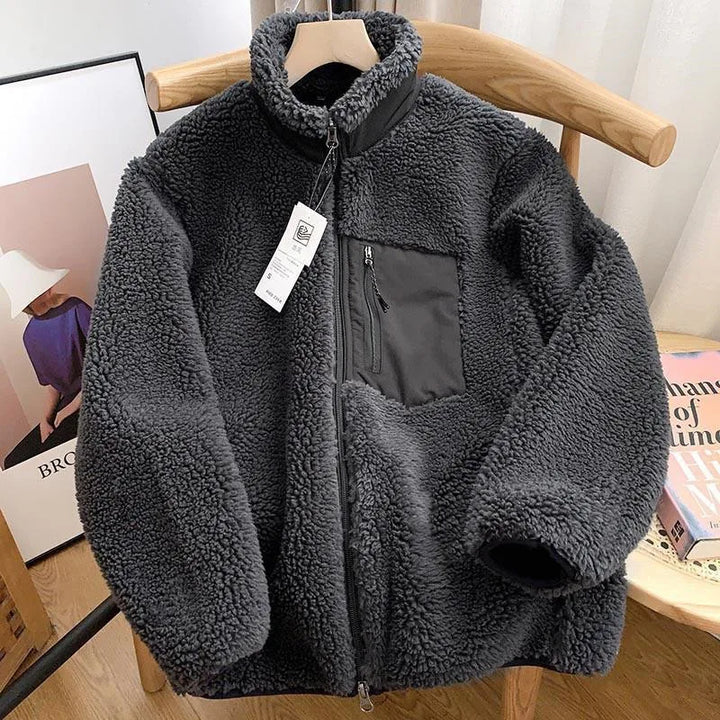 Lilly™ - Damen Winterjacke mit Teddy-Effekt