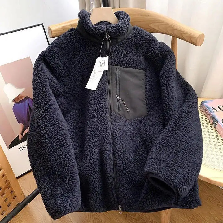 Lilly™ - Damen Winterjacke mit Teddy-Effekt