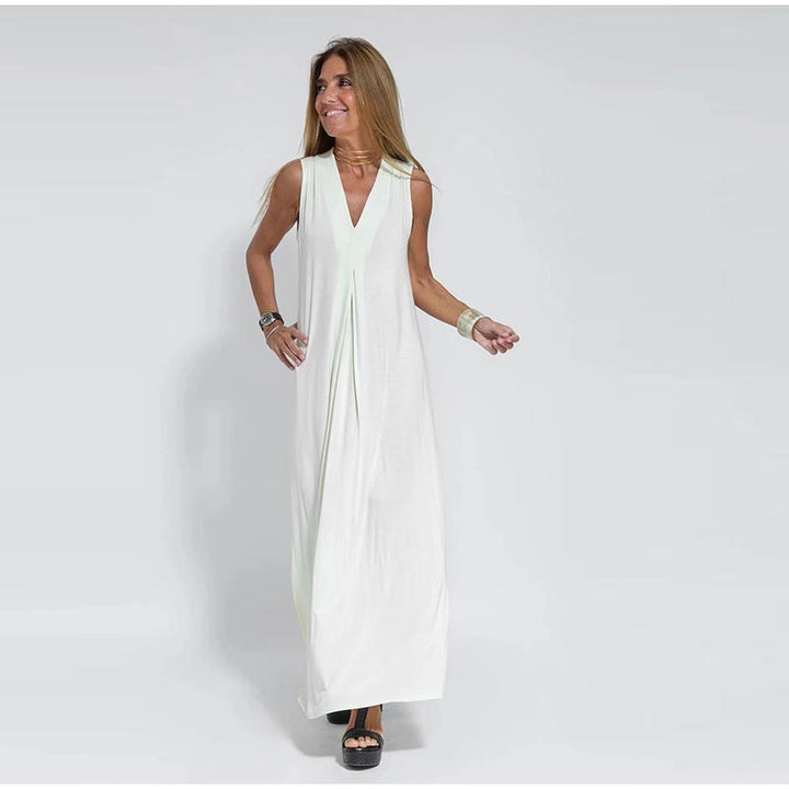 Leila™ | Elegantes langes Kleid + kostenlose passende Strickjacke