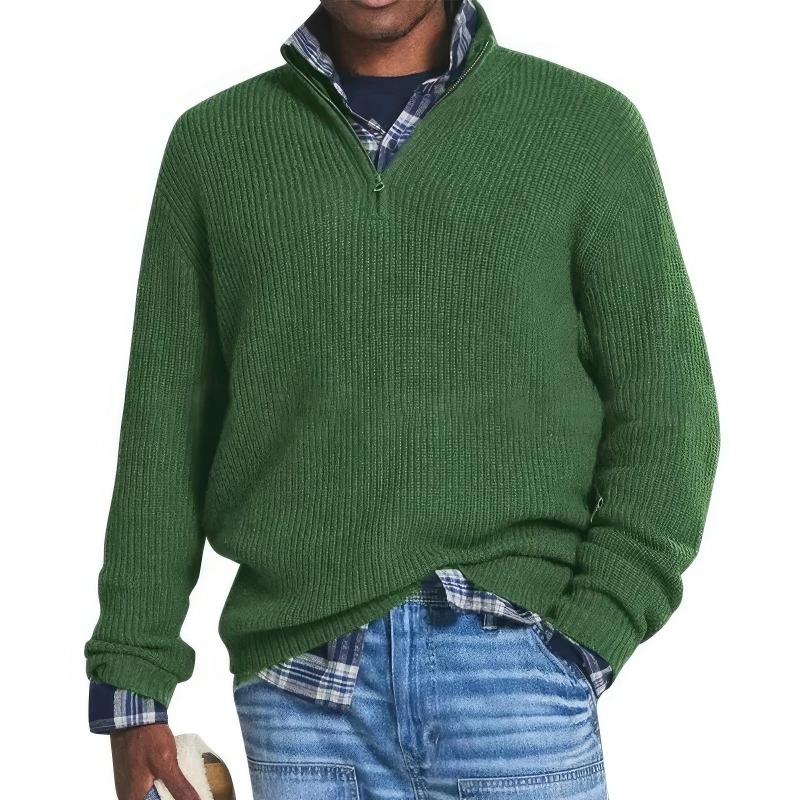 Finn | Strickpullover mit Reißverschluss für Herren