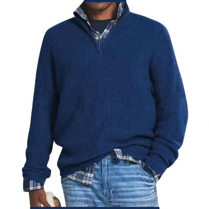 Finn | Strickpullover mit Reißverschluss für Herren